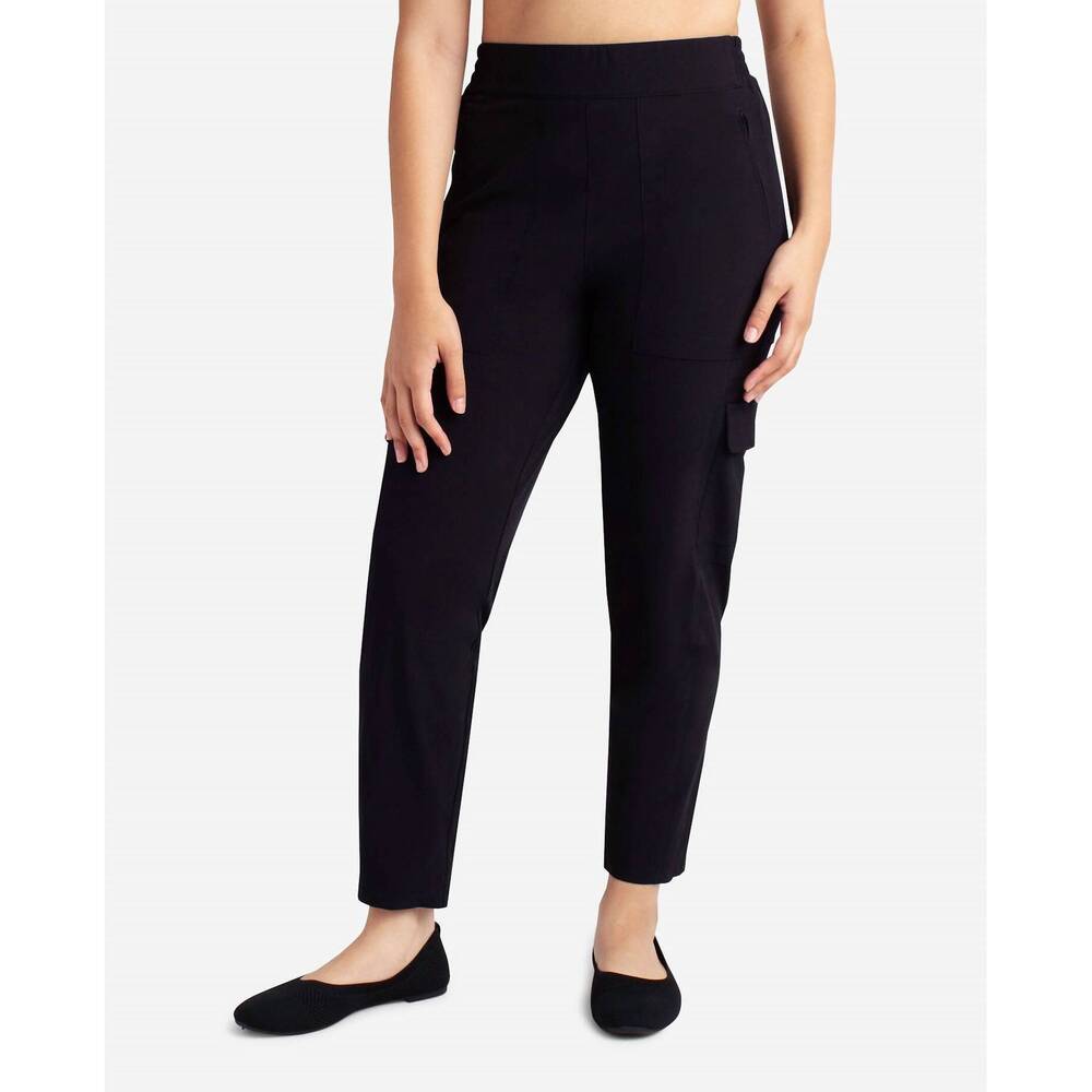 NEW DANSKIN lined cargo pants in black